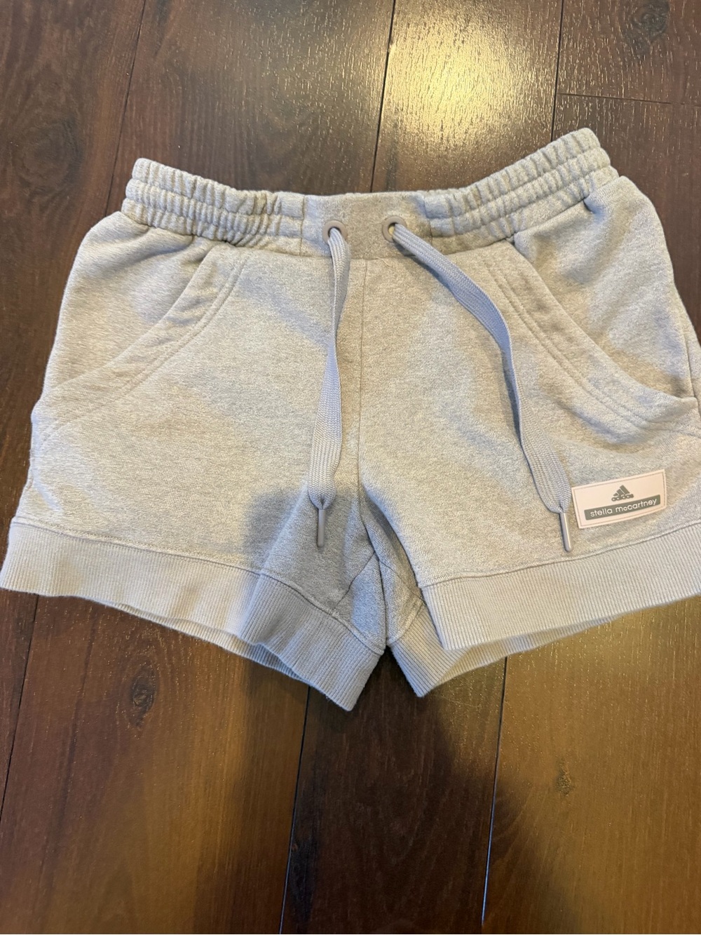Stella McCartney adidas climalite Xs grey women lounge shorts sweatshorts bottom